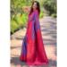 Picture of Stunning Silk Fuchsia Saree