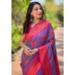 Picture of Stunning Silk Fuchsia Saree