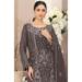 Picture of Georgette Burly Wood Straight Cut Salwar Kameez