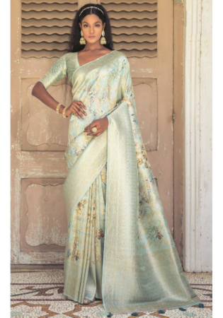 Picture of Appealing Silk Off White Saree