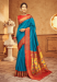 Picture of Appealing Silk Dark Cyan Saree