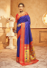 Picture of Excellent Silk Midnight Blue Saree