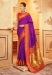 Picture of Good Looking Silk Purple Saree