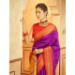 Picture of Good Looking Silk Purple Saree