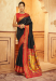 Picture of Graceful Silk Black Saree