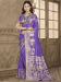 Picture of Charming Silk Dark Slate Blue Saree