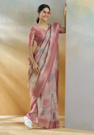 Picture of Fine Silk Dark Grey Saree