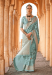 Picture of Magnificent Silk Cadet Blue Saree