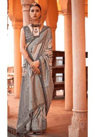 Picture of Grand Silk Tan Saree