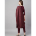 Picture of Magnificent Cotton Maroon Readymade Salwar Kameez