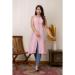 Picture of Excellent Cotton Pink Kurtis & Tunic