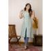 Picture of Fascinating Cotton Dark Sea Green Kurtis & Tunic