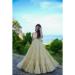 Picture of Fascinating Rayon Antique White Readymade Gown