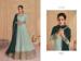 Picture of Georgette Dark Sea Green Anarkali Salwar Kameez