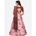 Picture of Well Formed Satin & Silk Rosy Brown Lehenga Choli