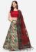 Picture of Enticing Satin & Silk Grey Lehenga Choli