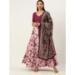 Picture of Bewitching Satin & Silk Rosy Brown Lehenga Choli