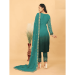 Picture of Georgette & Silk Sea Green Straight Cut Salwar Kameez