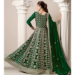 Picture of Beauteous Georgette Dark Green Anarkali Salwar Kameez