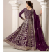 Picture of Comely Georgette Purple Anarkali Salwar Kameez