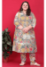 Picture of Magnificent Rayon & Chiffon Grey Kurtis And Tunic