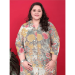 Picture of Magnificent Rayon & Chiffon Grey Kurtis And Tunic