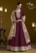 Picture of Marvelous Chiffon Maroon Anarkali Salwar Kameez