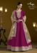 Picture of Appealing Chiffon Dark Red Anarkali Salwar Kameez