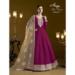 Picture of Appealing Chiffon Dark Red Anarkali Salwar Kameez