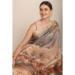 Picture of Beautiful Linen Rosy Brown Saree