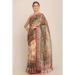 Picture of Delightful Linen Rosy Brown Saree