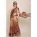 Picture of Alluring Linen Dark Khaki Saree