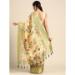 Picture of Exquisite Linen Lemon Chiffon Saree