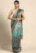 Picture of Magnificent Linen Dark Sea Green Saree