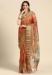 Picture of Sightly Linen Brown Saree