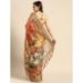 Picture of Sightly Linen Brown Saree