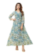 Picture of Sublime Georgette Light Steel Blue Readymade Gown