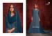 Picture of Georgette Midnight Blue Straight Cut Salwar Kameez