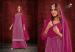 Picture of Georgette Hot Pink Straight Cut Salwar Kameez