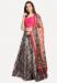 Picture of Shapely Satin & Silk Grey Lehenga Choli