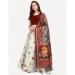 Picture of Superb Satin & Silk Beige Lehenga Choli