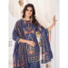 Picture of Chiffon Midnight Blue Readymade Salwar Kameez