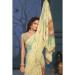 Picture of Splendid Chiffon & Silk Pale Golden Rod Saree