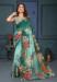 Picture of Excellent Chiffon & Silk Sea Green Saree