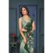 Picture of Pretty Chiffon & Silk Dark Sea Green Saree