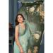 Picture of Enticing Chiffon & Silk Dark Sea Green Saree