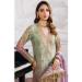 Picture of Georgette Dark Sea Green Straight Cut Salwar Kameez