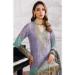 Picture of Georgette Light Slate Grey Straight Cut Salwar Kameez