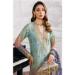 Picture of Georgette Light Slate Grey Straight Cut Salwar Kameez