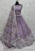 Picture of Magnificent Chiffon Plum Lehenga Choli